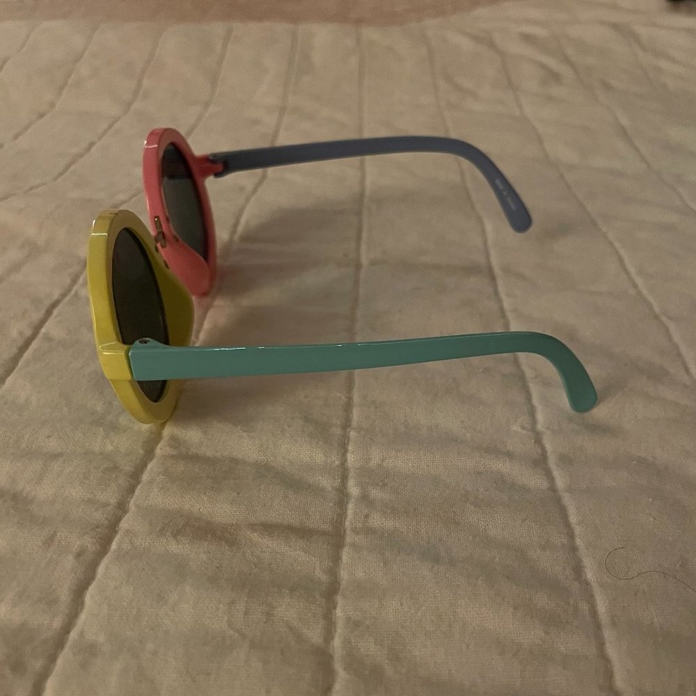 multi-colored glasses